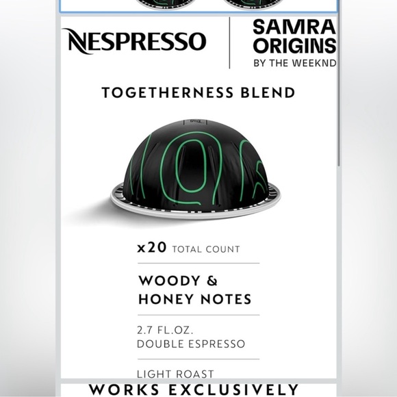 Nespresso Samra Origins Vertuo coffee Pods Capsules 7/26 - Picture 3 of 4